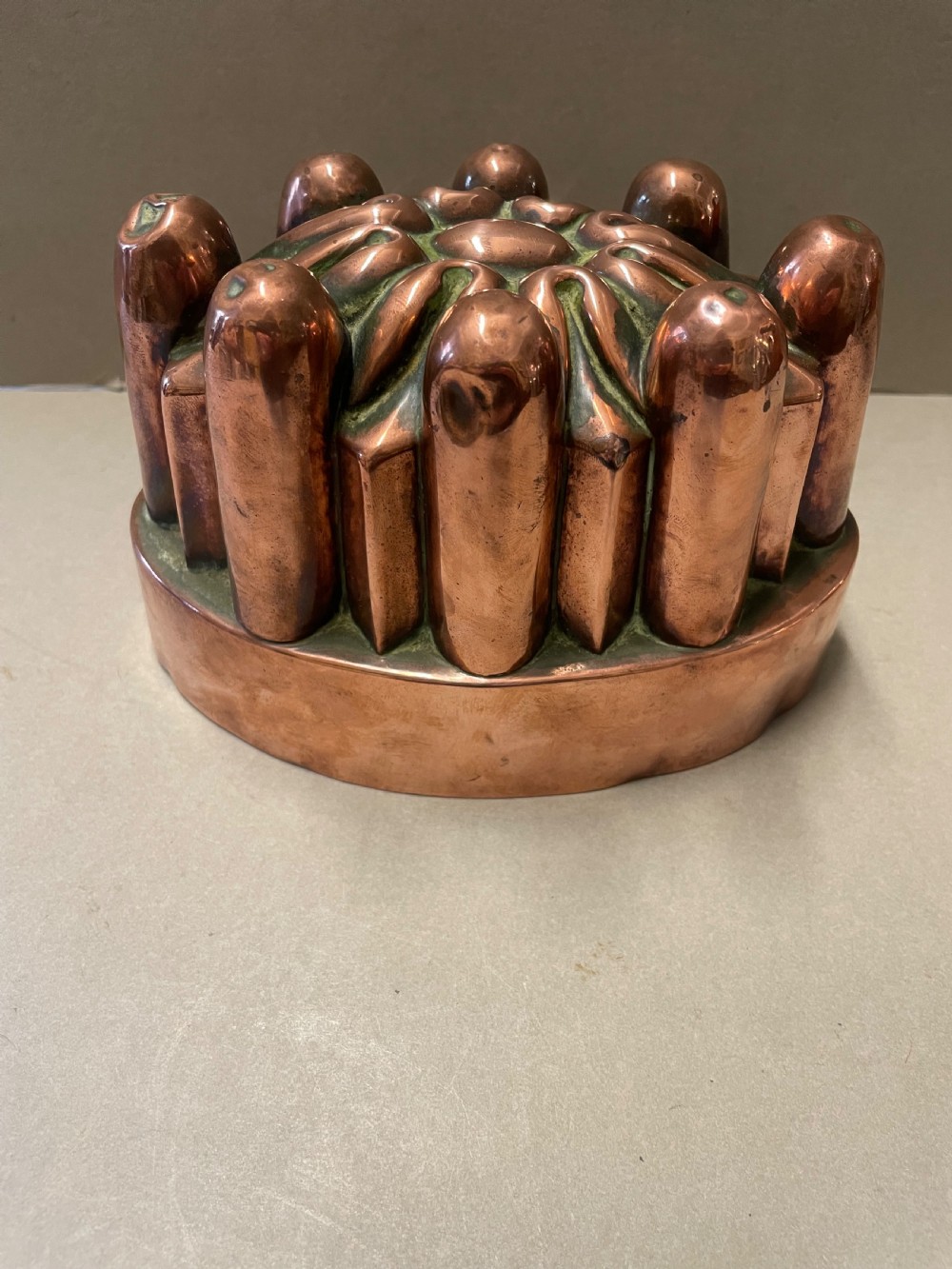 An Antique Copper Jelly Mold View III