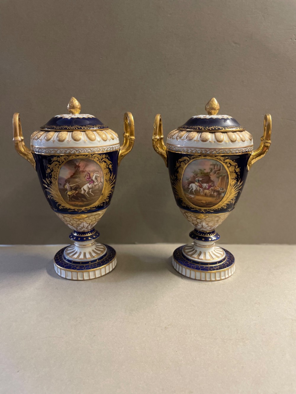 A pair of Royal Vienna Vases