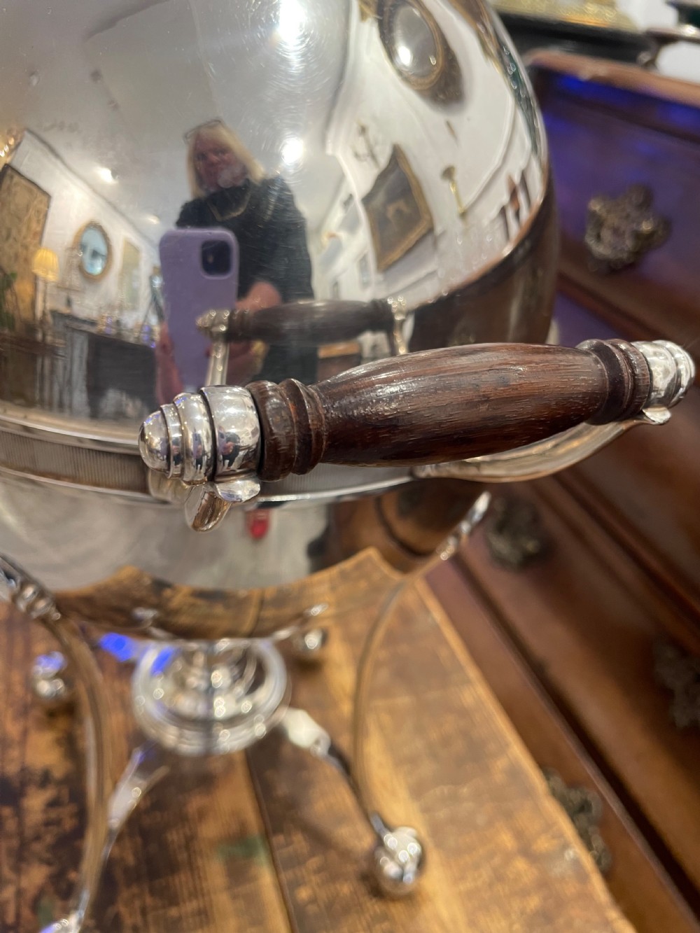 A Silver plate Hot Water Urn View III
