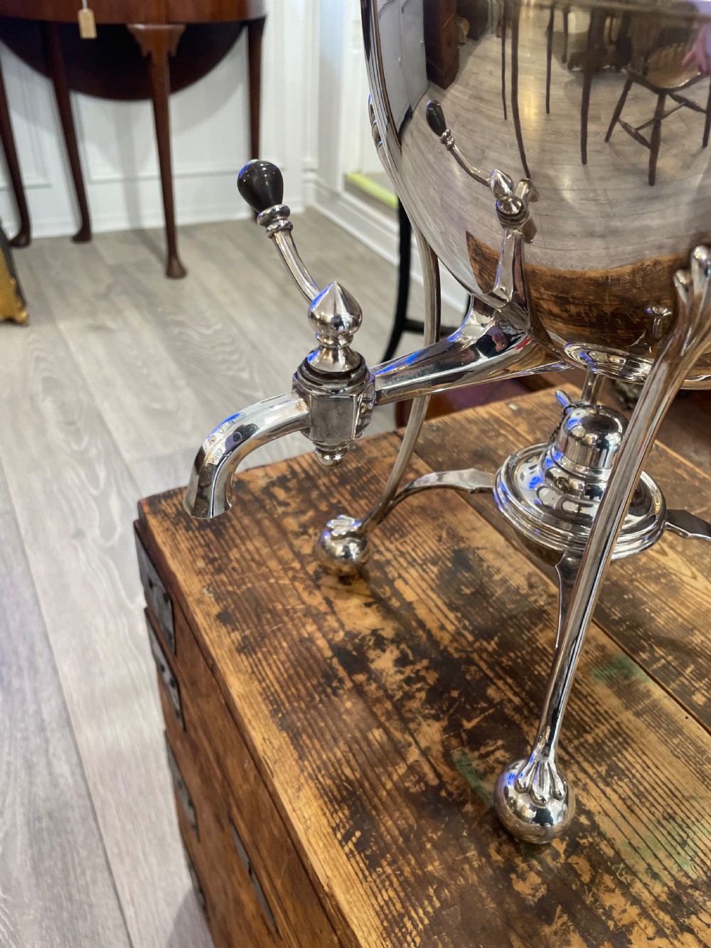 A Silver plate Hot Water Urn View IV