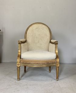 FRENCH LOUIS XVI DECONSTRUCTED CHAIR ORIGINAL FINISH