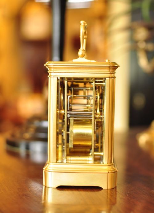 HOWELL AND JAMES REPEATALARM CARRIAGE CLOCK - ADDITIONAL PHOTO 2