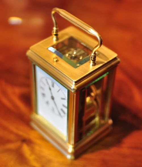 CARRIAGE CLOCK WITH PUSH REPEAT RICHARD CO - ADDITIONAL PHOTO 2