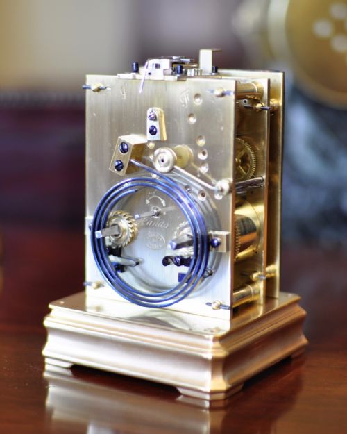 CARRIAGE CLOCK WITH PUSH REPEAT RICHARD CO - ADDITIONAL PHOTO 3