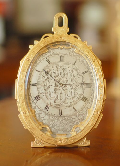 strut clock timepiece - CATEGORY: ANTIQUE CLOCKS - DATED 1850