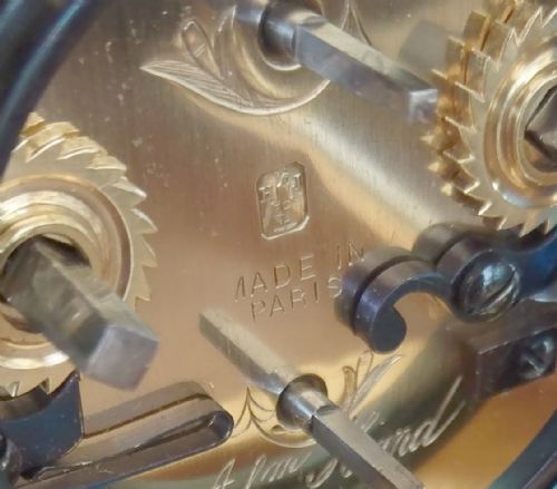 CARRIAGE CLOCK WITH ALARM HENRI JACOT - ADDITIONAL PHOTO 3