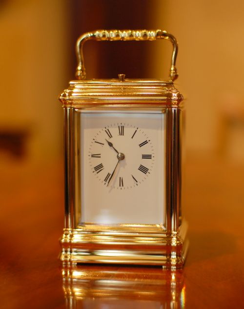 grande sonnerie carriage clock - CATEGORY: ANTIQUE CLOCKS - DATED 1890