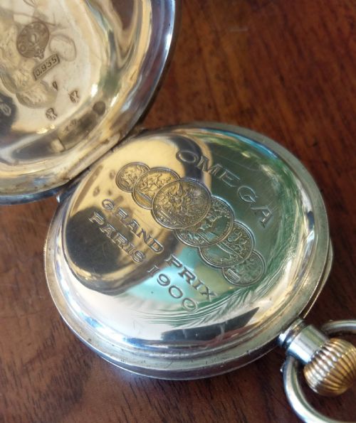 OMEGA POCKET WATCH WITH STAND - ADDITIONAL PHOTO 2