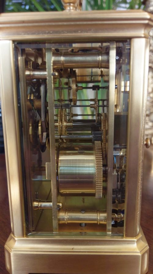 CARRIAGE CLOCK BY DENT 61 THE STRAND LONDON - ADDITIONAL PHOTO 2