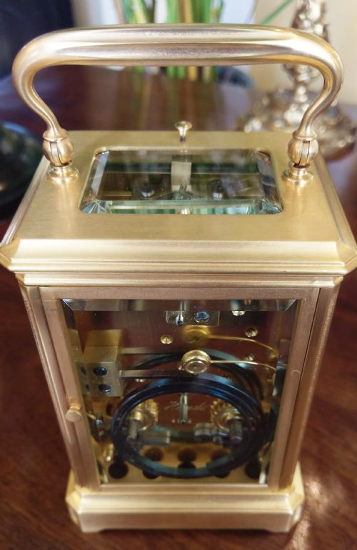CARRIAGE CLOCK BY DENT 61 THE STRAND LONDON - ADDITIONAL PHOTO 4