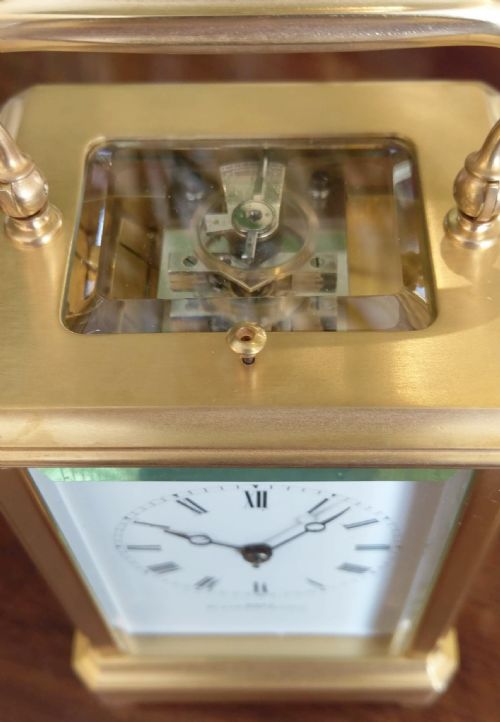 CARRIAGE CLOCK BY DENT 61 THE STRAND LONDON - ADDITIONAL PHOTO 6