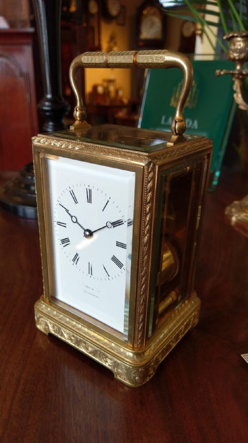 early carriage clock by brunelot - CATEGORY: ANTIQUE CLOCKS - DATED 1850