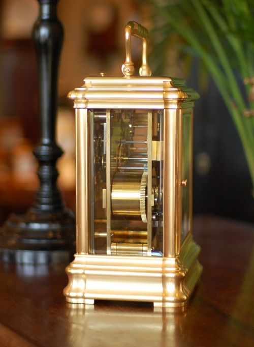 GIANT CARRIAGE CLOCK BY CHARLES VINCENTI - ADDITIONAL PHOTO 1