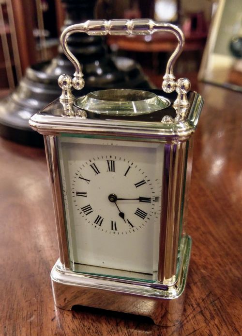 miniature timepiece 'carriage clock' by margaine - CATEGORY: ANTIQUE CLOCKS - DATED EDWARDIAN