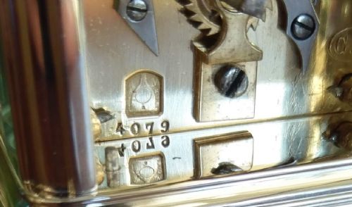 MINIATURE TIMEPIECE 'CARRIAGE CLOCK' BY MARGAINE - ADDITIONAL PHOTO 5