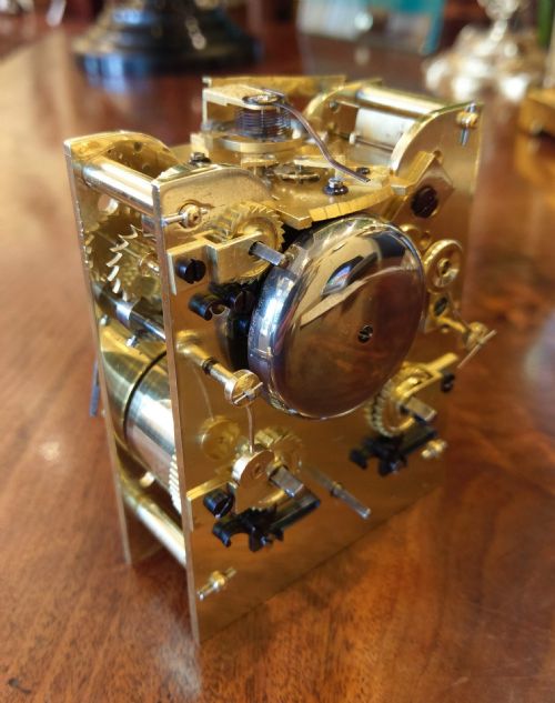 EARLY GILT CARRIAGE CLOCK - ADDITIONAL PHOTO 7