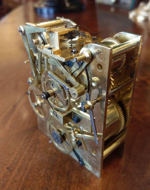 EARLY GILT CARRIAGE CLOCK - ADDITIONAL PHOTO 8
