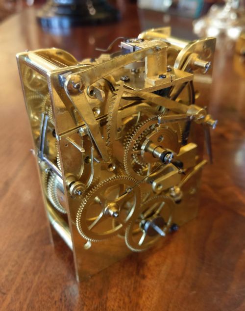 EARLY GILT CARRIAGE CLOCK - ADDITIONAL PHOTO 9