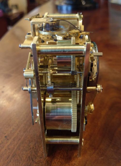 EARLY GILT CARRIAGE CLOCK - ADDITIONAL PHOTO 11