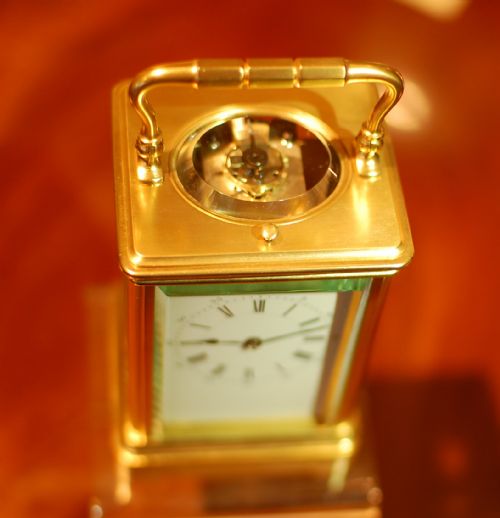 CARRIAGE CLOCK BY HENRI JACOT - ADDITIONAL PHOTO 3