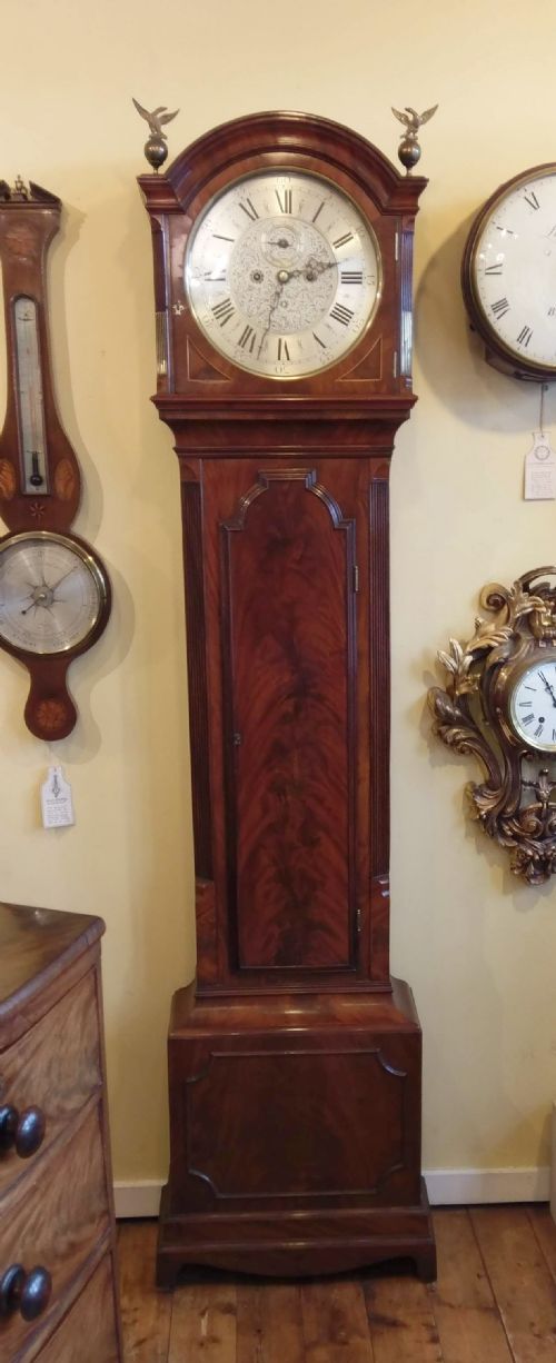 classic victorian grandfather longcase clock - CATEGORY: ANTIQUE CLOCKS - DATED 1870