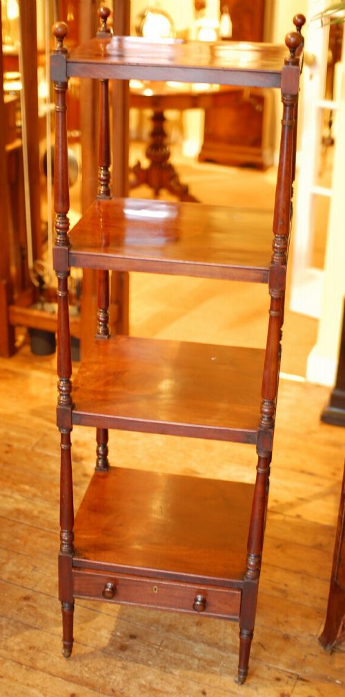 4 tier 'whatnot' or etagere - CATEGORY: ANTIQUE FURNITURE - DATED VICTORIAN