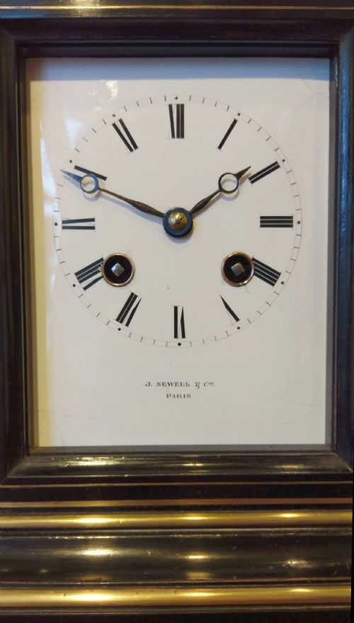MANTEL CLOCK BY JSEWELL CIE - ADDITIONAL PHOTO 1