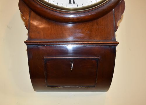 10 TRUNK DIAL ANTIQUE WALL CLOCK - ADDITIONAL PHOTO 2