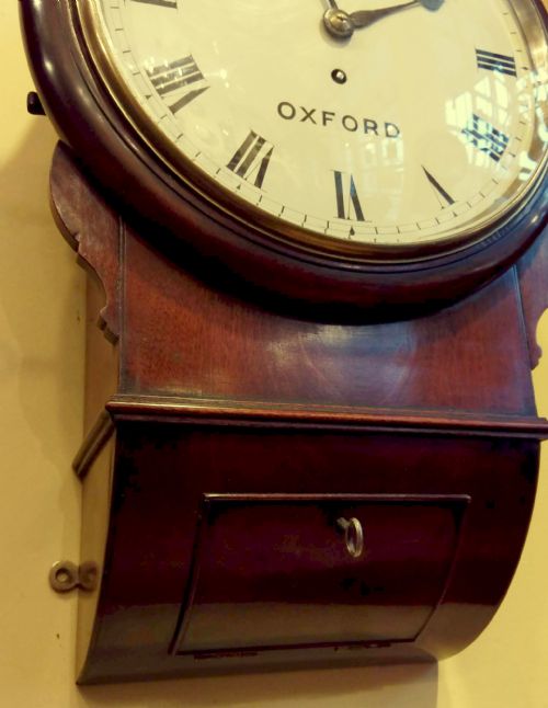 10 TRUNK DIAL ANTIQUE WALL CLOCK - ADDITIONAL PHOTO 3