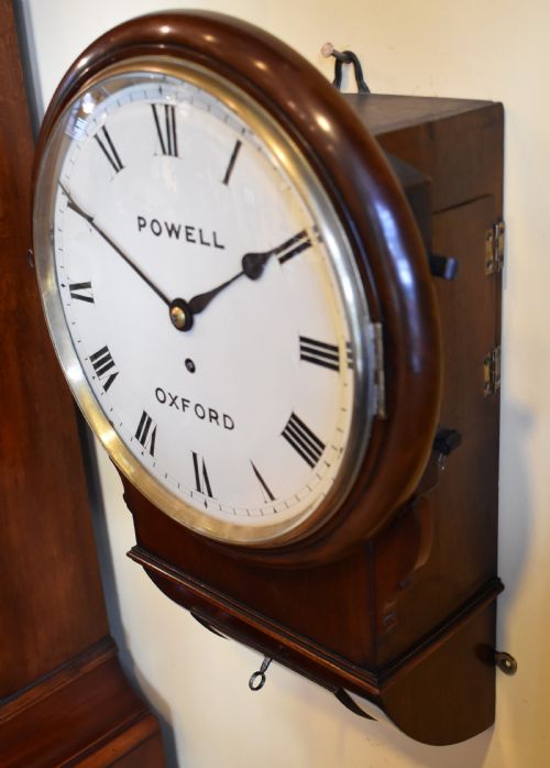 10 TRUNK DIAL ANTIQUE WALL CLOCK - ADDITIONAL PHOTO 4