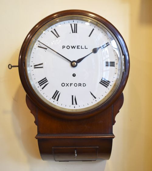 10 TRUNK DIAL ANTIQUE WALL CLOCK - ADDITIONAL PHOTO 5