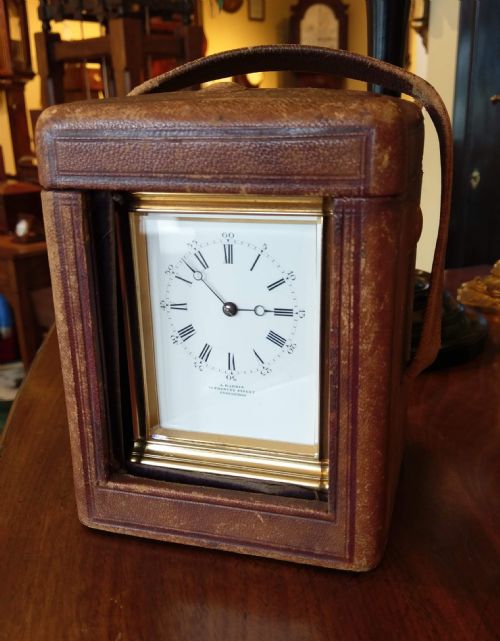 CARRIAGE CLOCK BY BARRIE OF EDINBURGH - ADDITIONAL PHOTO 3