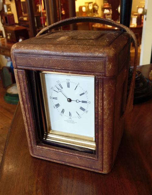 CARRIAGE CLOCK BY BARRIE OF EDINBURGH - ADDITIONAL PHOTO 5