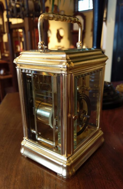 CARRIAGE CLOCK BY BARRIE OF EDINBURGH - ADDITIONAL PHOTO 6