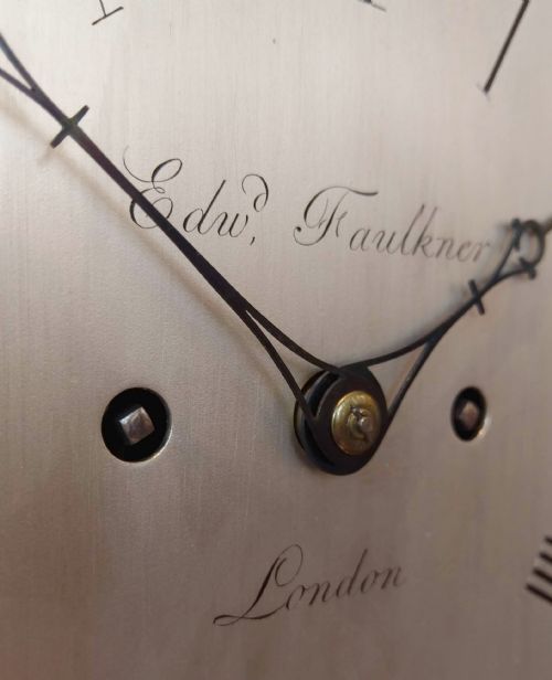 MANTEL OR BRACKET CLOCK SUPERB RED LACQUER - ADDITIONAL PHOTO 2