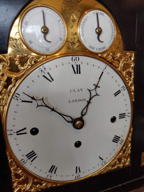 VERY RARE VERGE BRACKET CLOCK - ADDITIONAL PHOTO 6