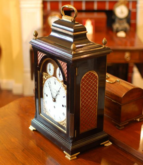 VERY RARE VERGE BRACKET CLOCK - ADDITIONAL PHOTO 7