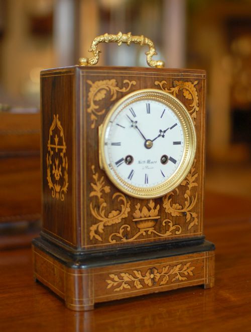 MANTEL CLOCK BY THE FAMOUS HENRY MARC - ADDITIONAL PHOTO 1