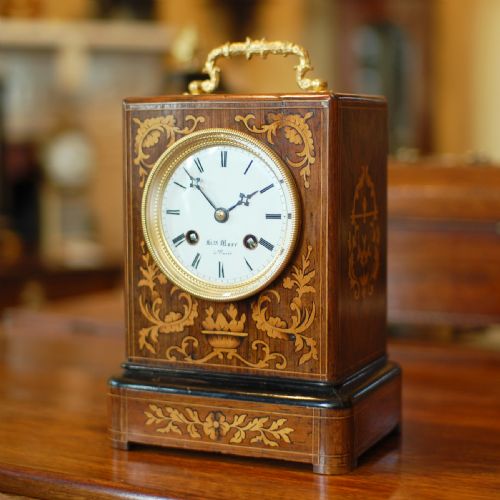 MANTEL CLOCK BY THE FAMOUS HENRY MARC - ADDITIONAL PHOTO 5