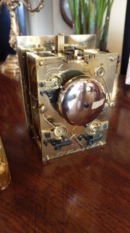 EARLY CARRIAGE CLOCK BY FLHAUSBURG - ADDITIONAL PHOTO 2