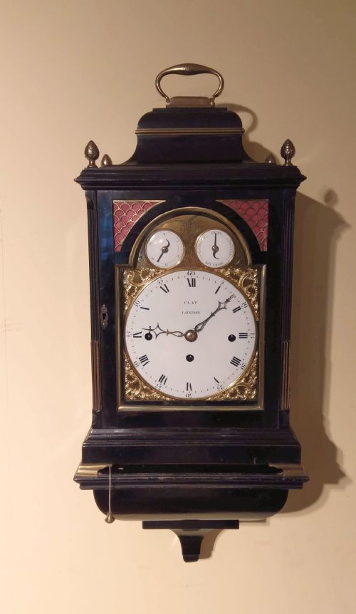 VERY RARE VERGE BRACKET CLOCK - ADDITIONAL PHOTO 2