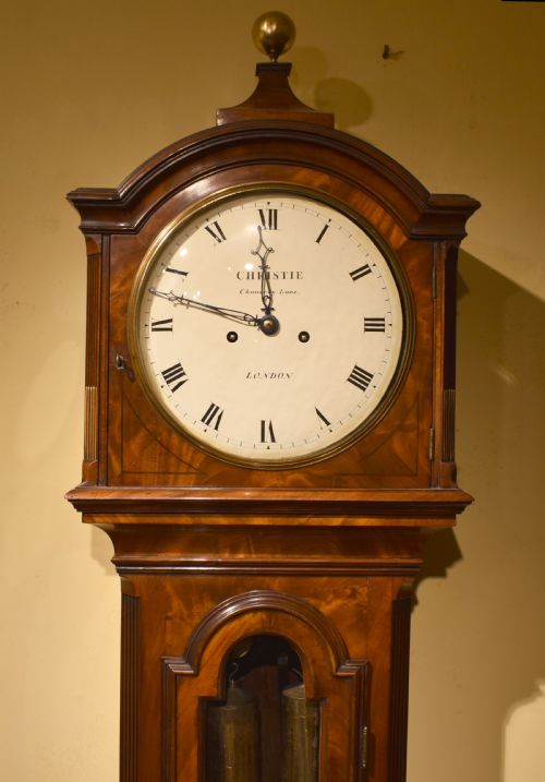 REGENCY LONGCASE CLOCK BY CHRISTIE LONDON - ADDITIONAL PHOTO 4