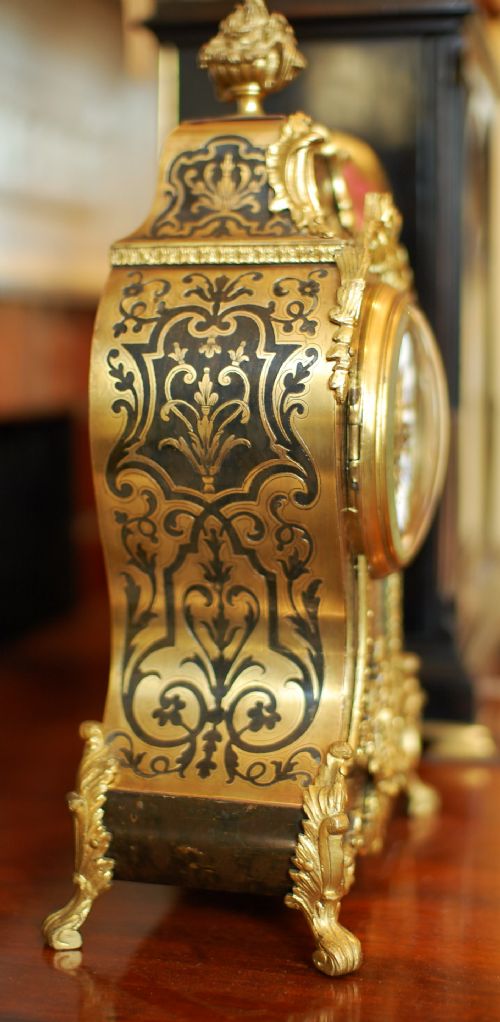 FRENCH BOULLE CLOCK - ADDITIONAL PHOTO 3