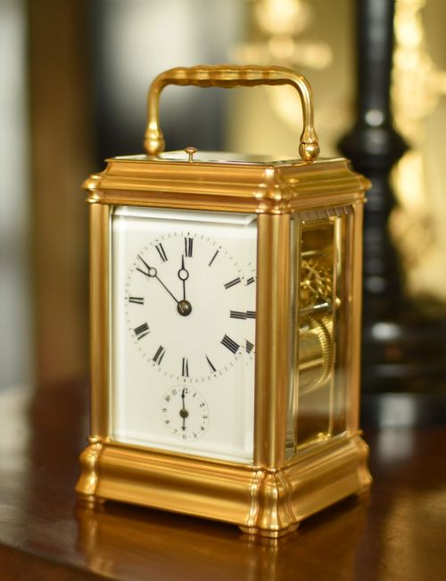 henri jacot push repeat - CATEGORY: ANTIQUE CLOCKS - DATED 1870