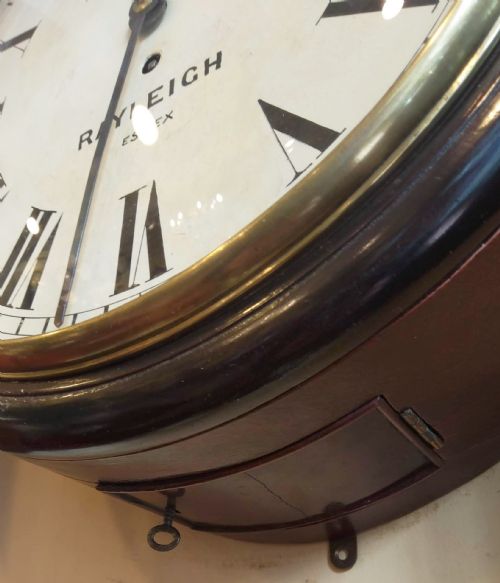 ANTIQUE SCHOOL STATION CLOCK - ADDITIONAL PHOTO 1