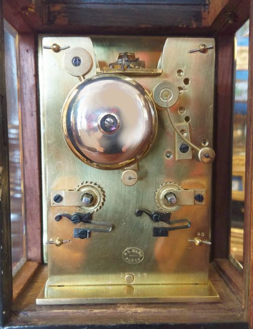 MANTEL CLOCK HENRY MARC BELL STRIKING - ADDITIONAL PHOTO 5