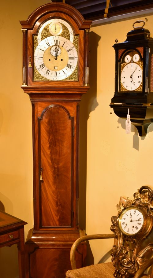 longcase clock by benjamin maud of london - CATEGORY: ANTIQUE CLOCKS - DATED 18TH CENTURY