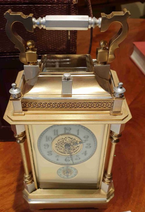 RICHARD CO PUSH REPEAT CARRIAGE CLOCK - ADDITIONAL PHOTO 2
