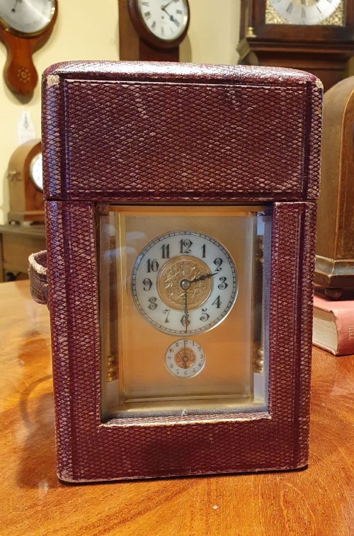 RICHARD CO PUSH REPEAT CARRIAGE CLOCK - ADDITIONAL PHOTO 5