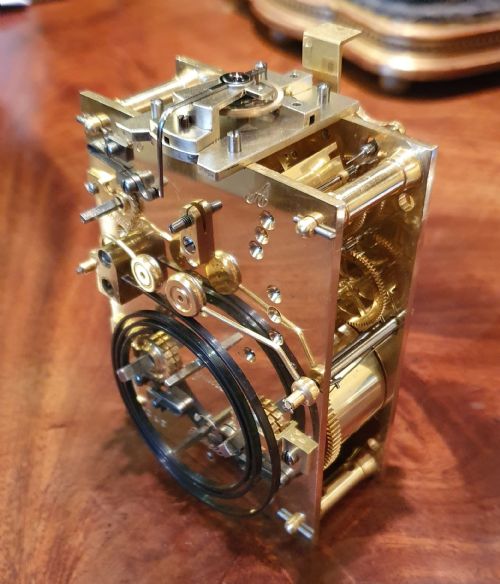 RICHARD CO PUSH REPEAT CARRIAGE CLOCK - ADDITIONAL PHOTO 4